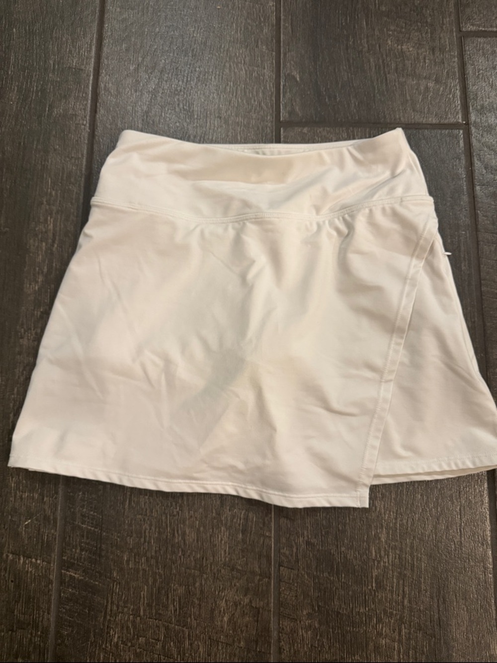 Athleta White Active Skort with Built-In Lining